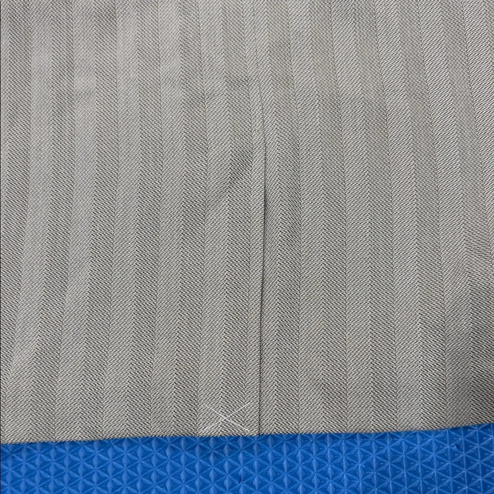 Worthington Sand Herringbone Pinstripe Blazer and Skirt Suit NWT - Picture 13 of 16